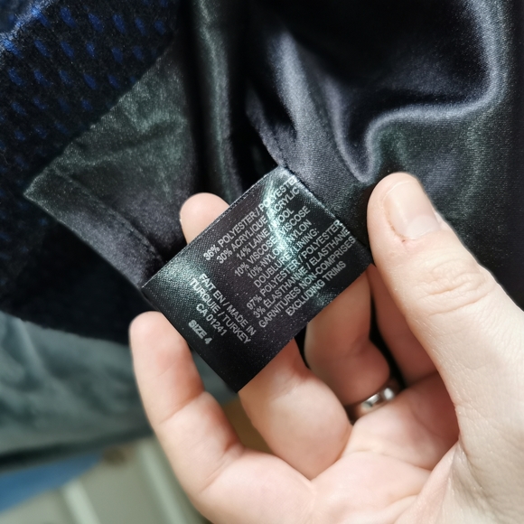 Royal Blue & Black Skirt by Contemporaine - Simon's - Picture 5 of 12